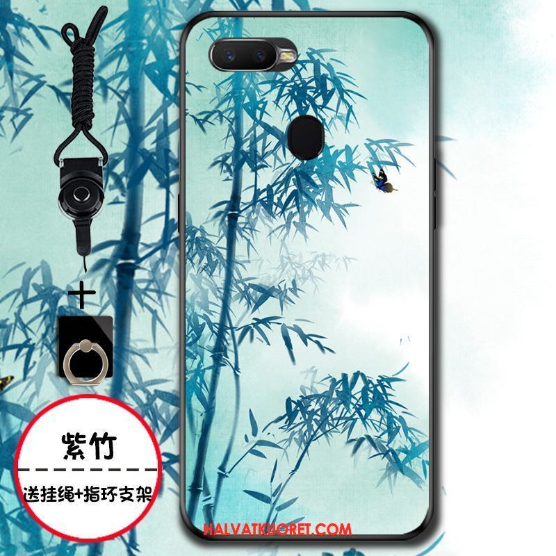 Oppo F9 Starry Kuoret Silikoni Tuuli Kiinalainen Tyyli, Oppo F9 Starry Kuori Pehmeä Neste Muste