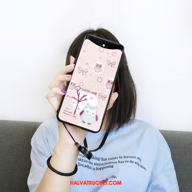 Oppo Find X Kuoret All Inclusive Pu Gongying Suojaus, Oppo Find X Kuori Lasi Kissa