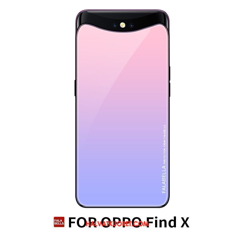 Oppo Find X Kuoret All Inclusive Simpukka Tummansininen, Oppo Find X Kuori Puhelimen Suojaus