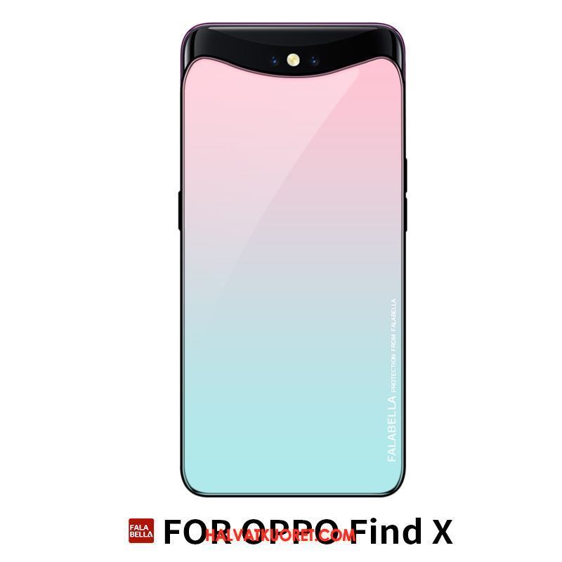 Oppo Find X Kuoret All Inclusive Simpukka Tummansininen, Oppo Find X Kuori Puhelimen Suojaus