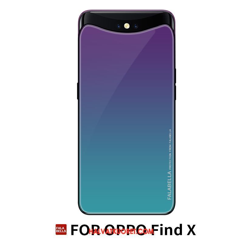 Oppo Find X Kuoret All Inclusive Simpukka Tummansininen, Oppo Find X Kuori Puhelimen Suojaus