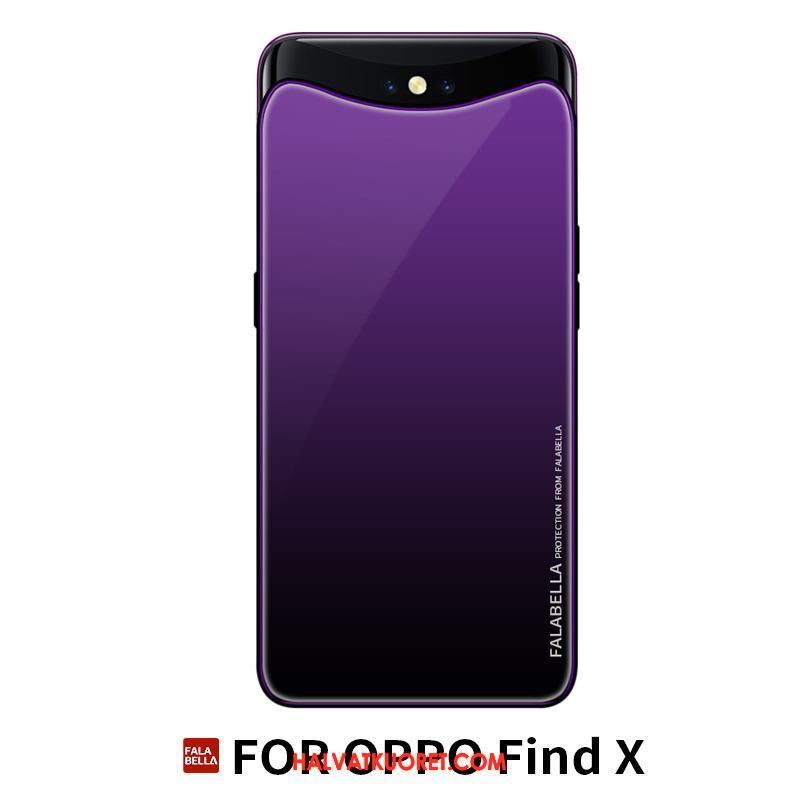 Oppo Find X Kuoret All Inclusive Simpukka Tummansininen, Oppo Find X Kuori Puhelimen Suojaus