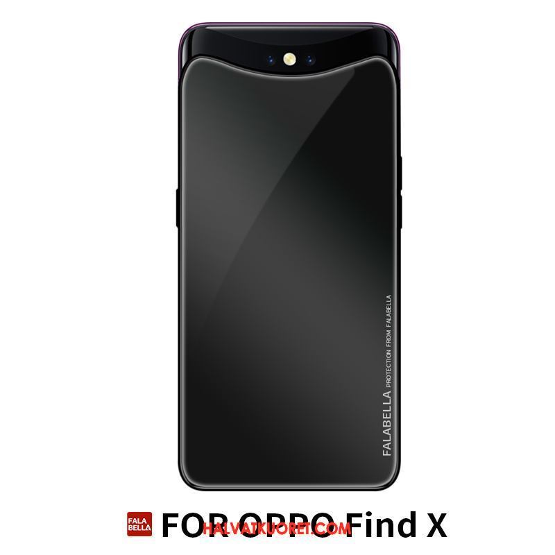 Oppo Find X Kuoret All Inclusive Simpukka Tummansininen, Oppo Find X Kuori Puhelimen Suojaus