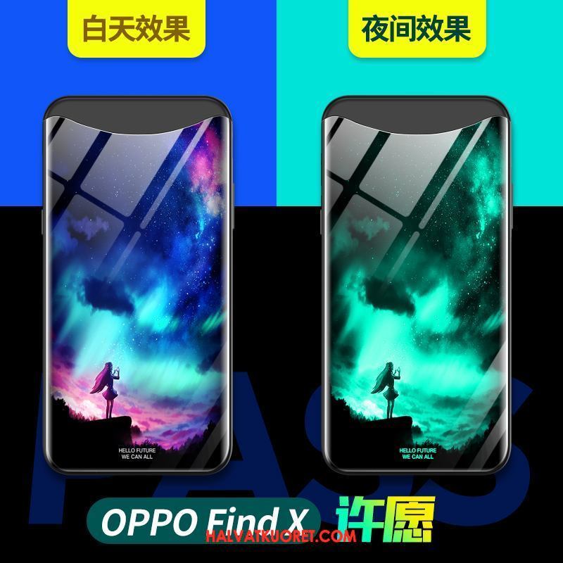 Oppo Find X Kuoret Kotelo Murtumaton Silikoni, Oppo Find X Kuori Luova Net Red