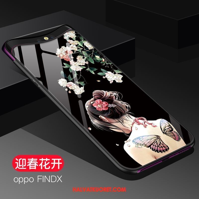 Oppo Find X Kuoret Kotelo Sininen, Oppo Find X Kuori Silikoni Trendi