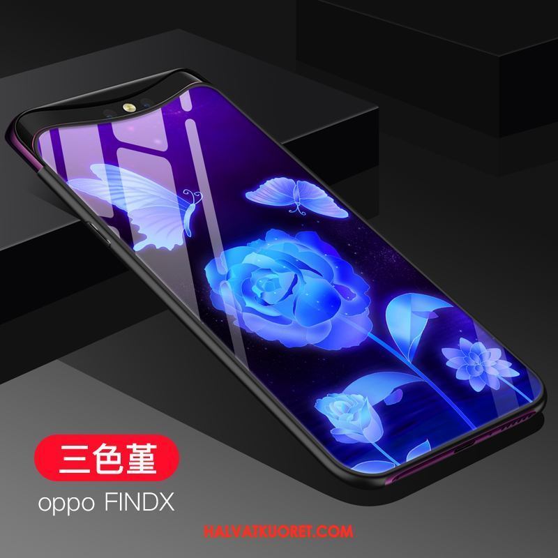 Oppo Find X Kuoret Kotelo Sininen, Oppo Find X Kuori Silikoni Trendi