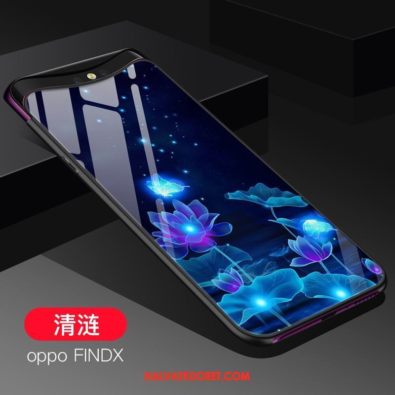 Oppo Find X Kuoret Kotelo Sininen, Oppo Find X Kuori Silikoni Trendi