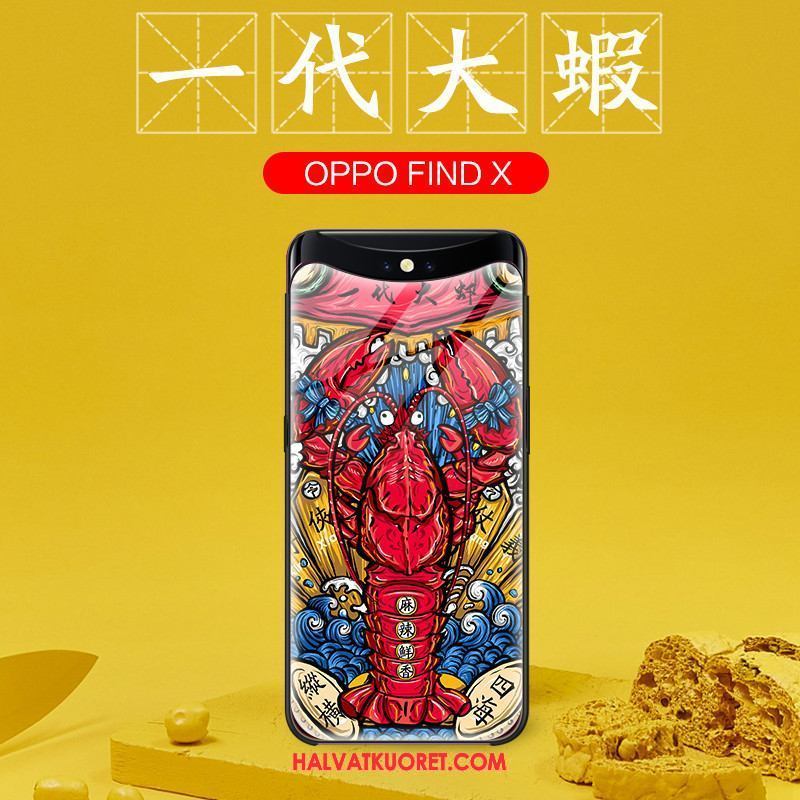 Oppo Find X Kuoret Lasi All Inclusive Suojaus, Oppo Find X Kuori Puhelimen Net Red