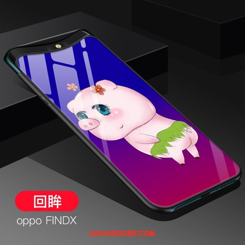 Oppo Find X Kuoret Puhelimen Persoonallisuus Kukkakuvio, Oppo Find X Kuori Punainen Kotelo