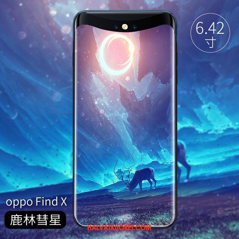 Oppo Find X Kuoret Tummansininen Puhelimen Suojaus, Oppo Find X Kuori Tide-brändi Luova