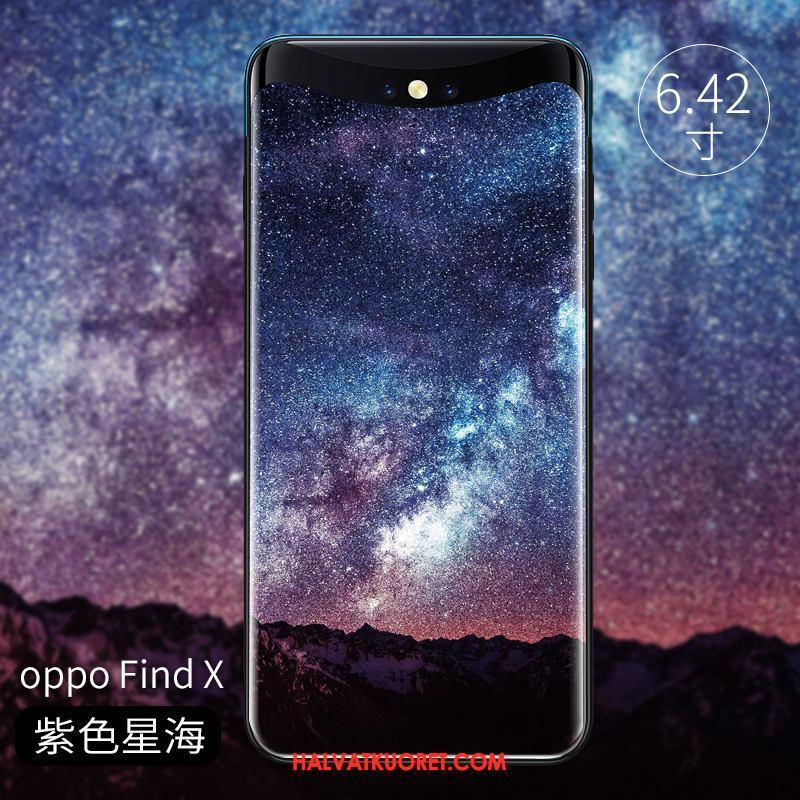 Oppo Find X Kuoret Tummansininen Puhelimen Suojaus, Oppo Find X Kuori Tide-brändi Luova