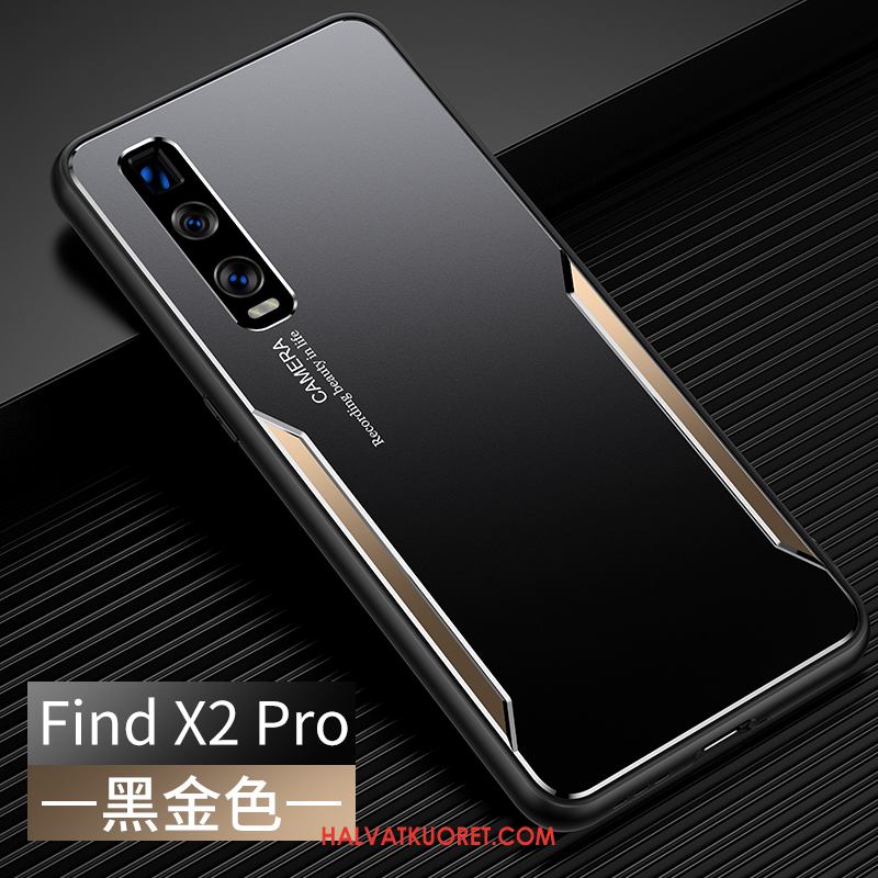 Oppo Find X2 Pro Kuoret Kotelo Yksinkertainen Persoonallisuus, Oppo Find X2 Pro Kuori Musta Murtumaton