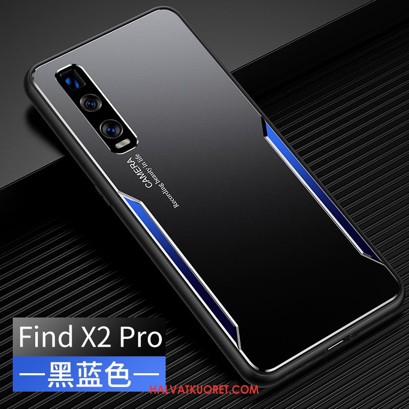 Oppo Find X2 Pro Kuoret Kotelo Yksinkertainen Persoonallisuus, Oppo Find X2 Pro Kuori Musta Murtumaton