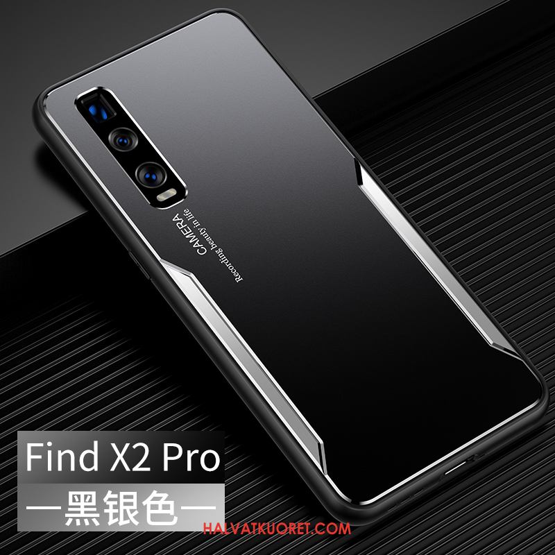 Oppo Find X2 Pro Kuoret Kotelo Yksinkertainen Persoonallisuus, Oppo Find X2 Pro Kuori Musta Murtumaton