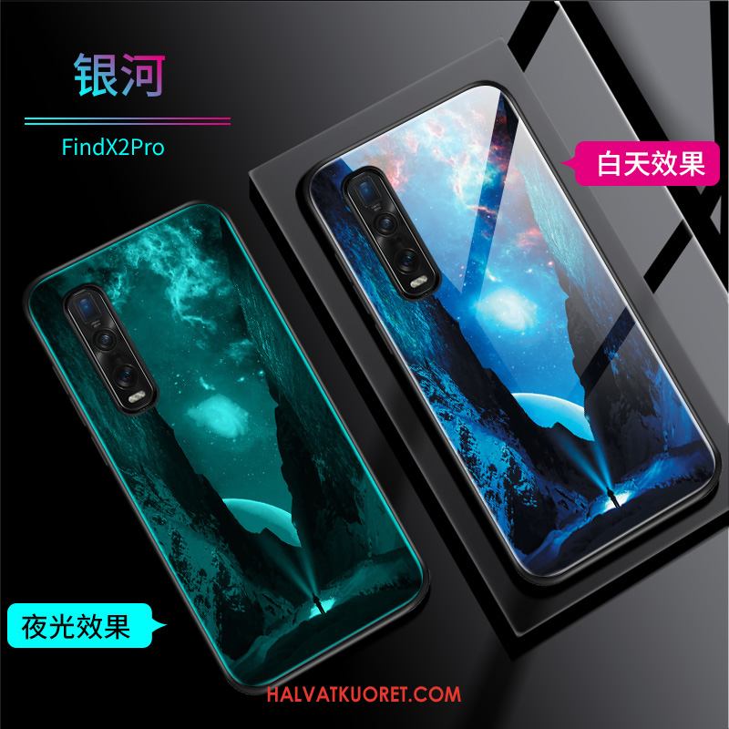 Oppo Find X2 Pro Kuoret Lasi Pehmeä Neste Silikoni, Oppo Find X2 Pro Kuori Muokata Kotelo