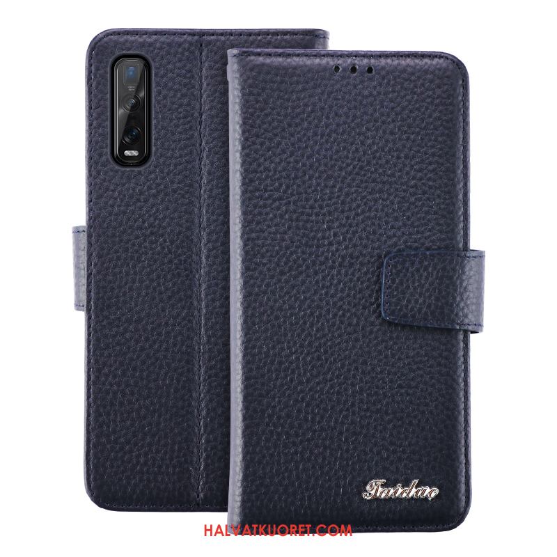 Oppo Find X2 Pro Kuoret Puhelimen Kortti Musta, Oppo Find X2 Pro Kuori Nahkakotelo Suojaus