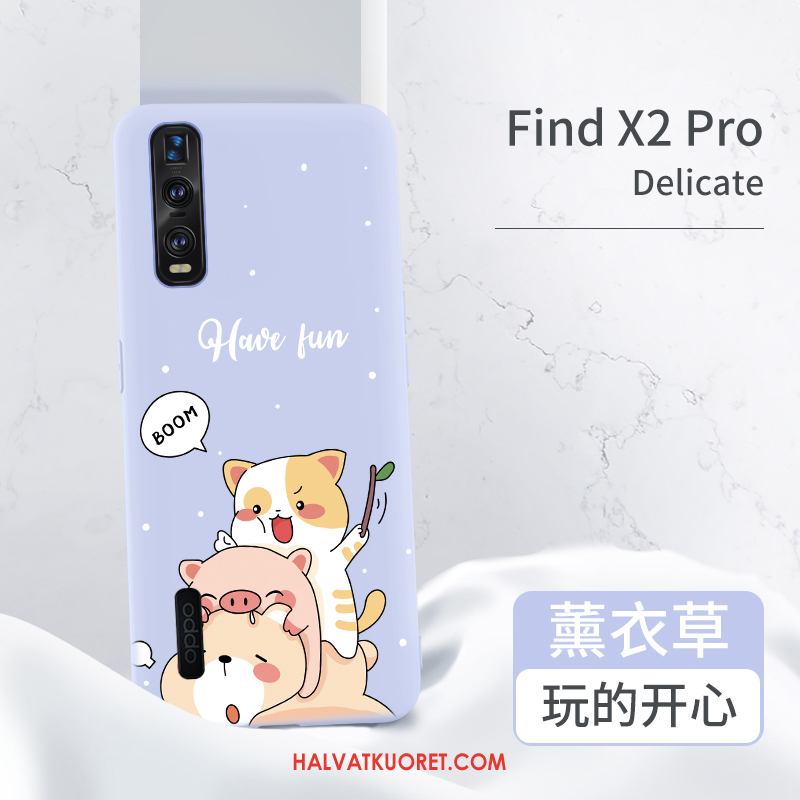 Oppo Find X2 Pro Kuoret Punainen Silikoni Pehmeä Neste, Oppo Find X2 Pro Kuori All Inclusive Puhelimen