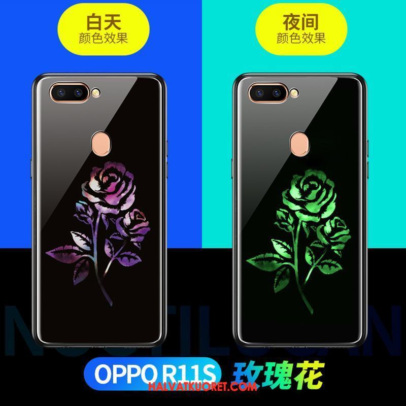 Oppo R11s Kuoret Kirkas Lasi, Oppo R11s Kuori Puhelimen Musta