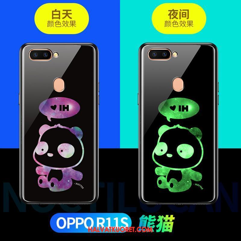 Oppo R11s Kuoret Kirkas Lasi, Oppo R11s Kuori Puhelimen Musta