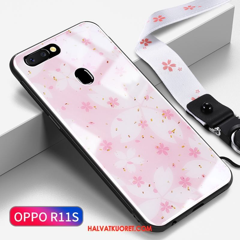 Oppo R11s Kuoret Ohut Lasi Net Red, Oppo R11s Kuori Sarjakuva