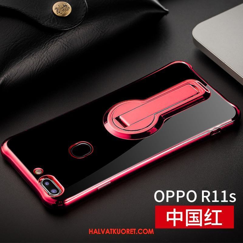 Oppo R11s Kuoret Suojaus Silikoni Punainen, Oppo R11s Kuori Kotelo Puhelimen