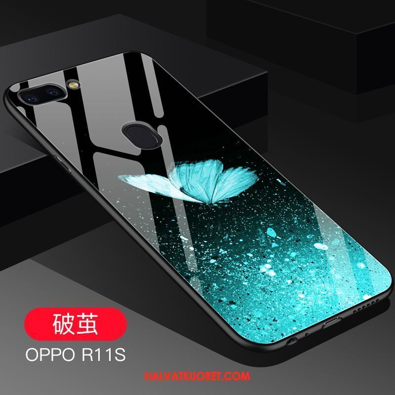 Oppo R11s Kuoret Trendi Lasi Pehmeä Neste, Oppo R11s Kuori Net Red