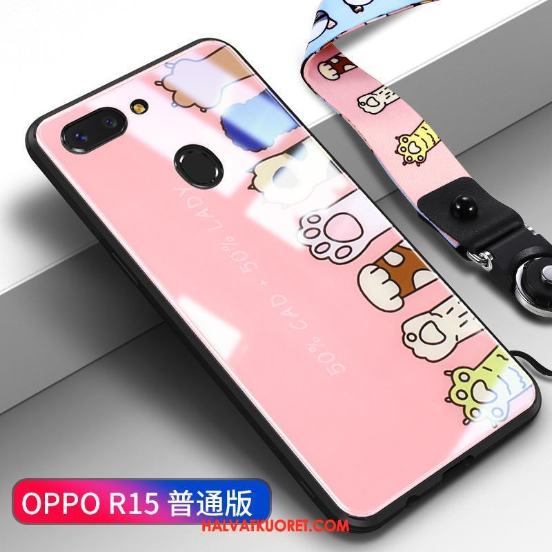 Oppo R15 Kuoret Net Red Ultra Trendi, Oppo R15 Kuori Lasi Ihana