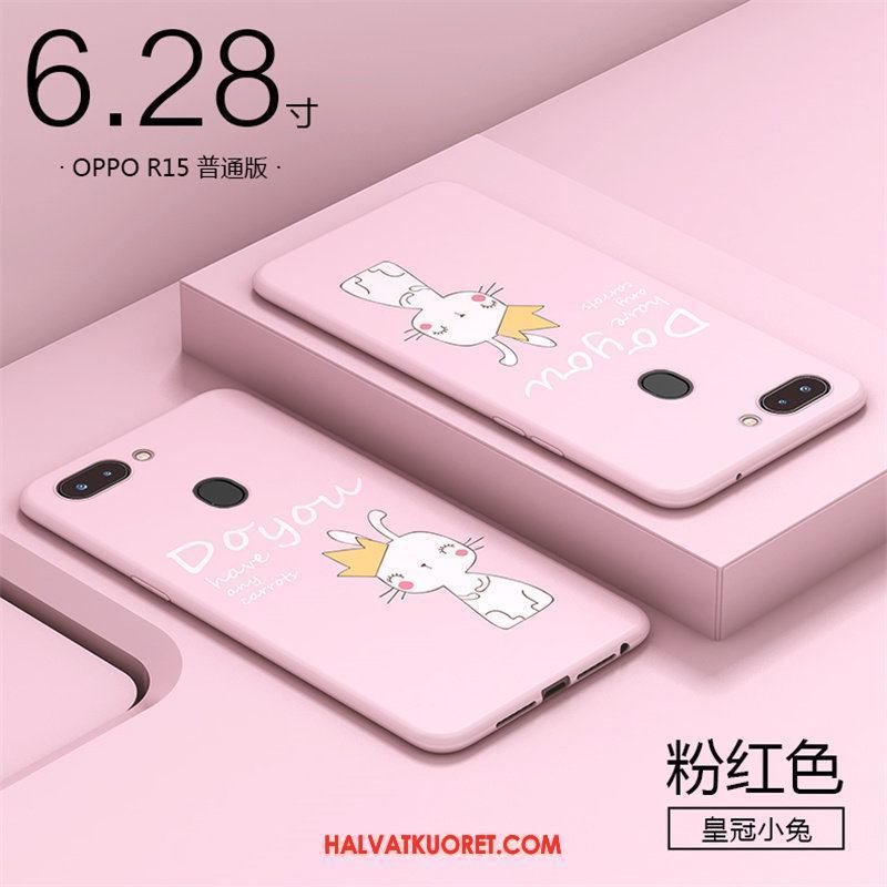 Oppo R15 Kuoret Pehmeä Neste Sininen, Oppo R15 Kuori Kotelo Murtumaton