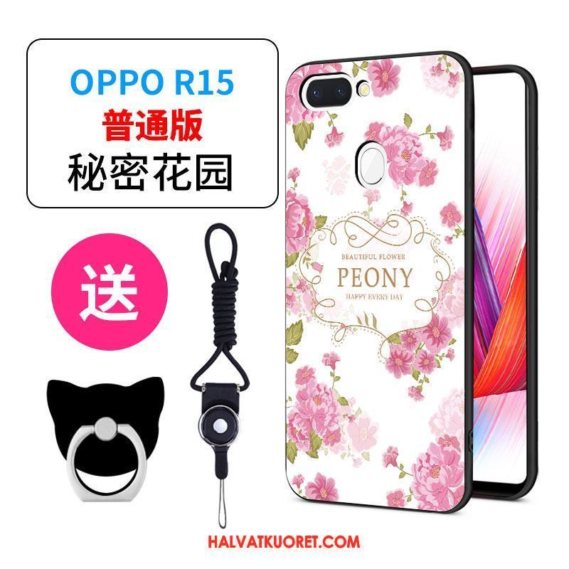 Oppo R15 Kuoret Persoonallisuus Suojaus All Inclusive, Oppo R15 Kuori Sarjakuva Musta