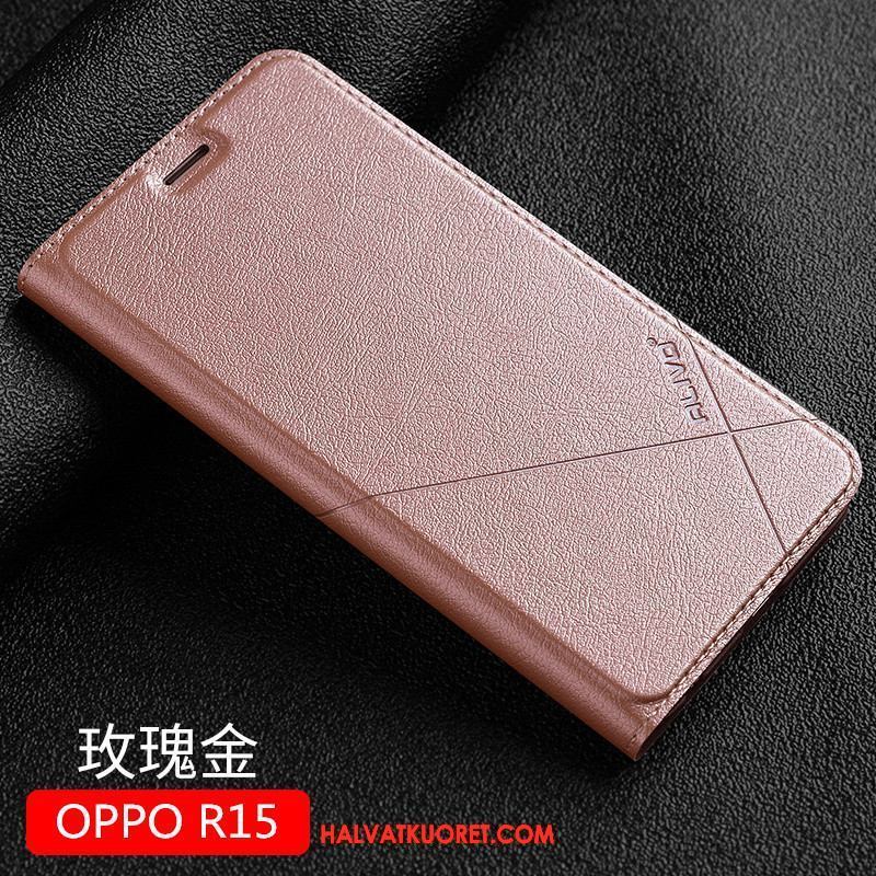 Oppo R15 Kuoret Puhelimen Nahkakotelo, Oppo R15 Kuori Uusi Simpukka