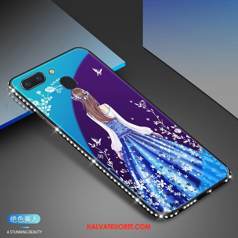 Oppo R15 Pro Kuoret Karkaisu Lasi Valkoinen, Oppo R15 Pro Kuori Puhelimen