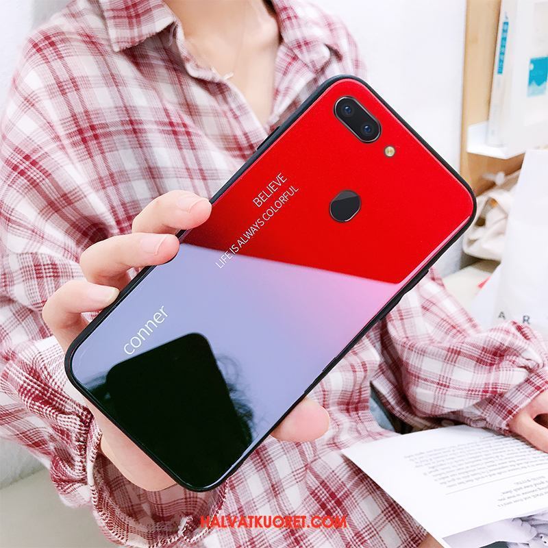 Oppo R15 Pro Kuoret Murtumaton Kotelo Net Red, Oppo R15 Pro Kuori Punainen