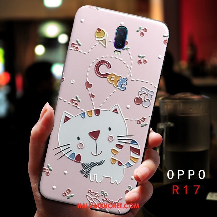 Oppo R17 Kuoret Eläin Silikoni Kohokuviointi, Oppo R17 Kuori Pehmeä Neste Tide-brändi