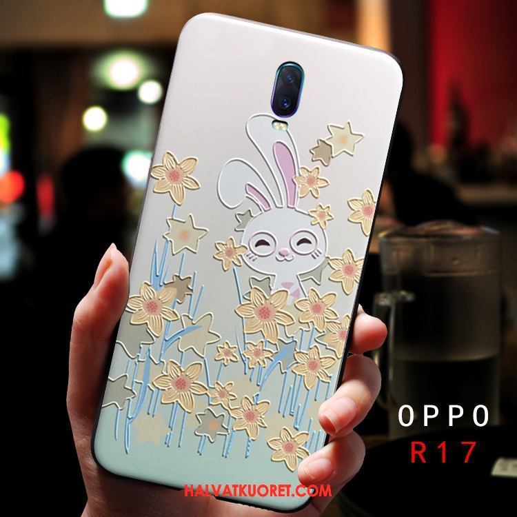 Oppo R17 Kuoret Eläin Silikoni Kohokuviointi, Oppo R17 Kuori Pehmeä Neste Tide-brändi