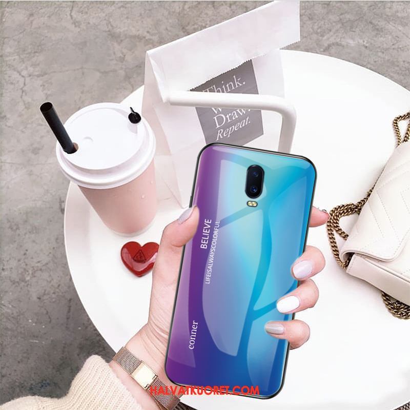 Oppo R17 Kuoret Kaltevuus Punainen Ripustettavat Koristeet, Oppo R17 Kuori Rakastunut Suojaus