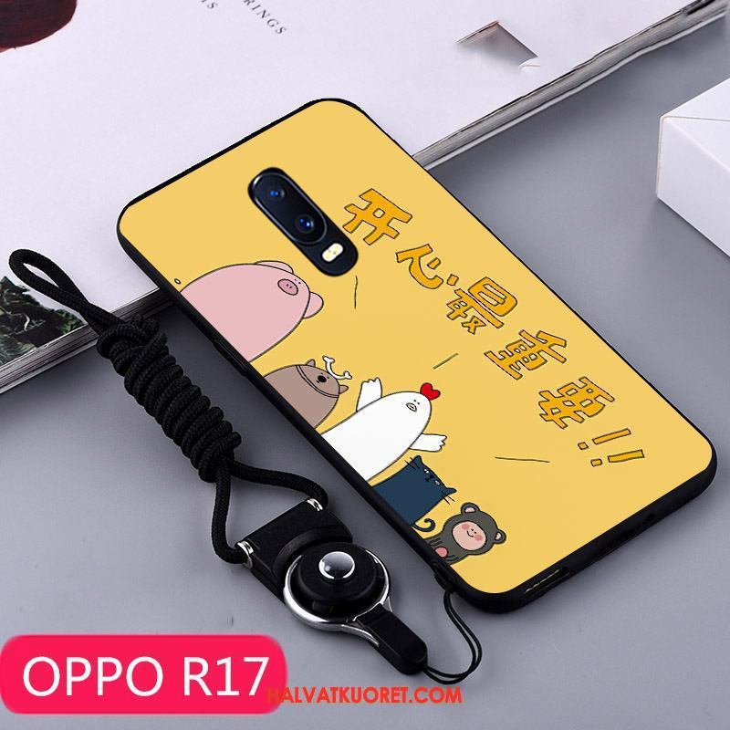 Oppo R17 Kuoret Keltainen Punainen Ohut, Oppo R17 Kuori Puhelimen Murtumaton