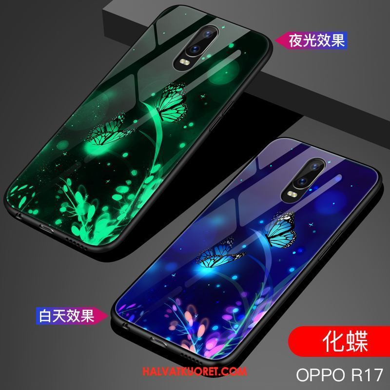 Oppo R17 Kuoret Kotelo Musta Lasi, Oppo R17 Kuori Puhelimen Trendi