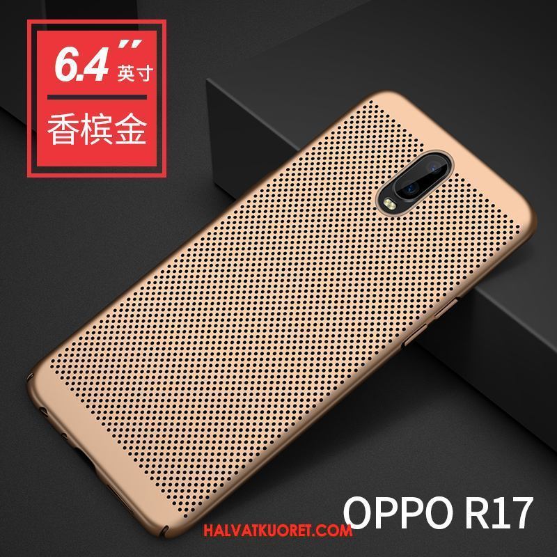 Oppo R17 Kuoret Kotelo Suojaus Silikoni, Oppo R17 Kuori Sininen Pesty Suede