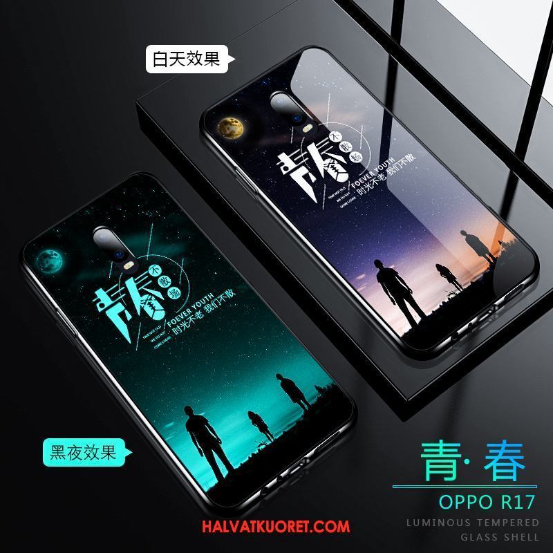 Oppo R17 Kuoret Lasi Kirkas Luova, Oppo R17 Kuori Suojaus Trendi