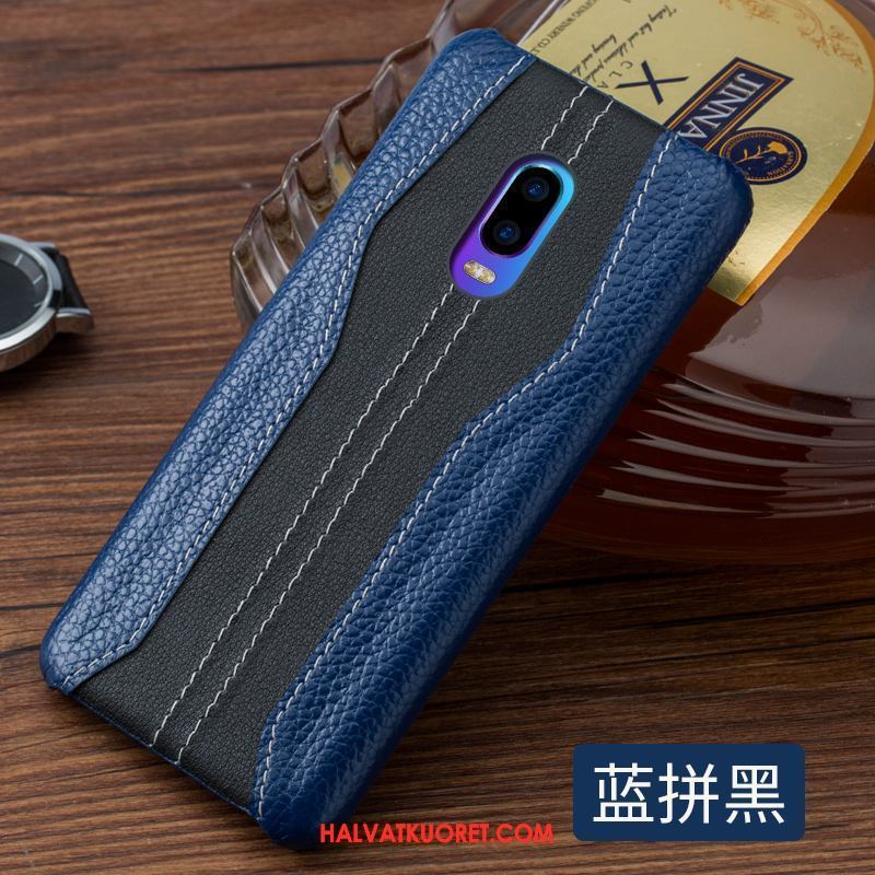 Oppo R17 Kuoret Nahkakotelo Aito Nahka, Oppo R17 Kuori Trendi Punainen