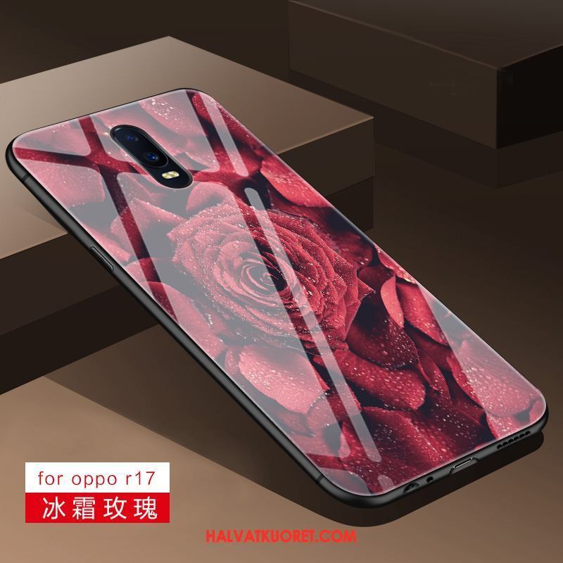 Oppo R17 Kuoret Silikoni Peili Trendi, Oppo R17 Kuori Suojaus Net Red