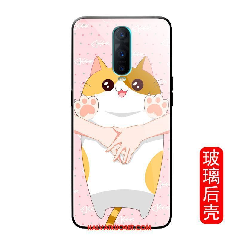 Oppo R17 Pro Kuoret Lasi Persoonallisuus Ihana, Oppo R17 Pro Kuori Peili Net Red