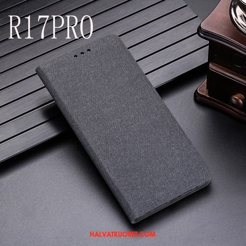 Oppo R17 Pro Kuoret Nahkakotelo Murtumaton Puhelimen, Oppo R17 Pro Kuori Suojaus Braun