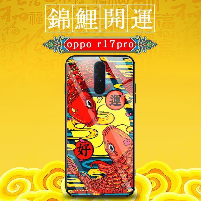 Oppo R17 Pro Kuoret Net Red Kiinalainen Tyyli Suojaus, Oppo R17 Pro Kuori Persoonallisuus Punainen