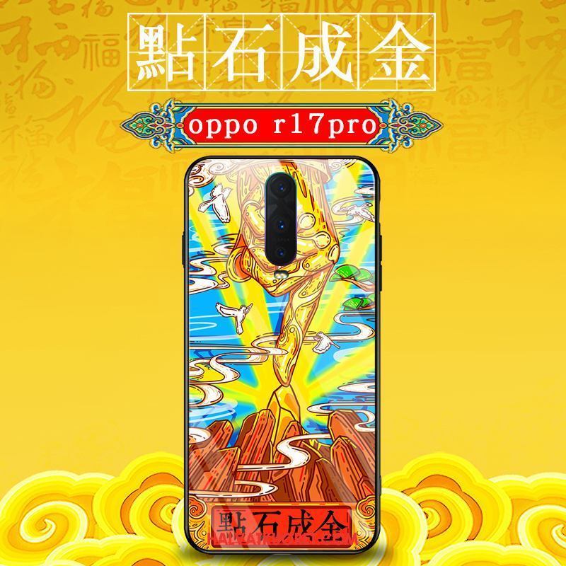 Oppo R17 Pro Kuoret Net Red Kiinalainen Tyyli Suojaus, Oppo R17 Pro Kuori Persoonallisuus Punainen