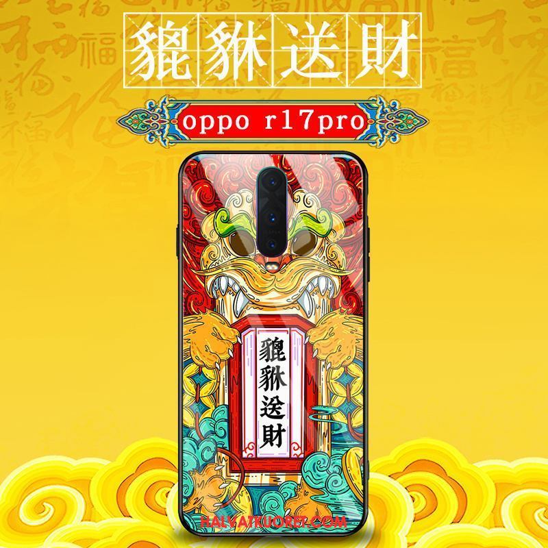 Oppo R17 Pro Kuoret Net Red Kiinalainen Tyyli Suojaus, Oppo R17 Pro Kuori Persoonallisuus Punainen