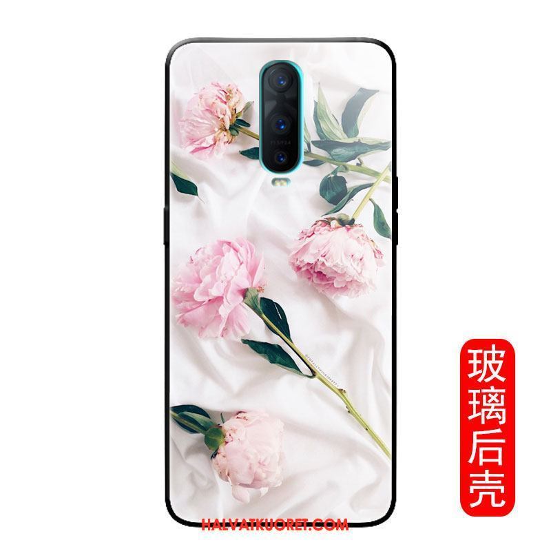 Oppo R17 Pro Kuoret Net Red Musta, Oppo R17 Pro Kuori Kukka Vuosikerta