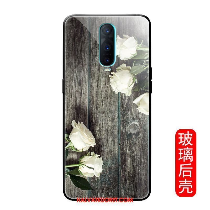 Oppo R17 Pro Kuoret Net Red Musta, Oppo R17 Pro Kuori Kukka Vuosikerta