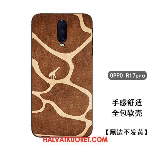 Oppo R17 Pro Kuoret Puhelimen Murtumaton Punainen, Oppo R17 Pro Kuori Tyylikäs Leopardi