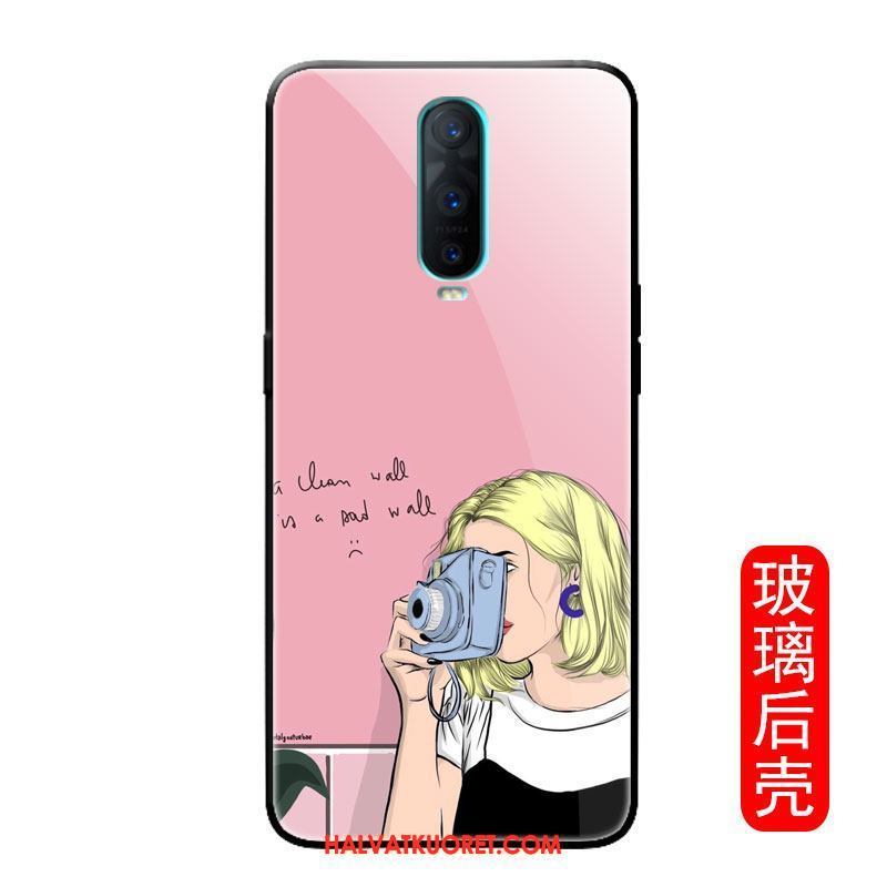 Oppo R17 Pro Kuoret Sarjakuva Persoonallisuus Net Red, Oppo R17 Pro Kuori Peili Valkoinen